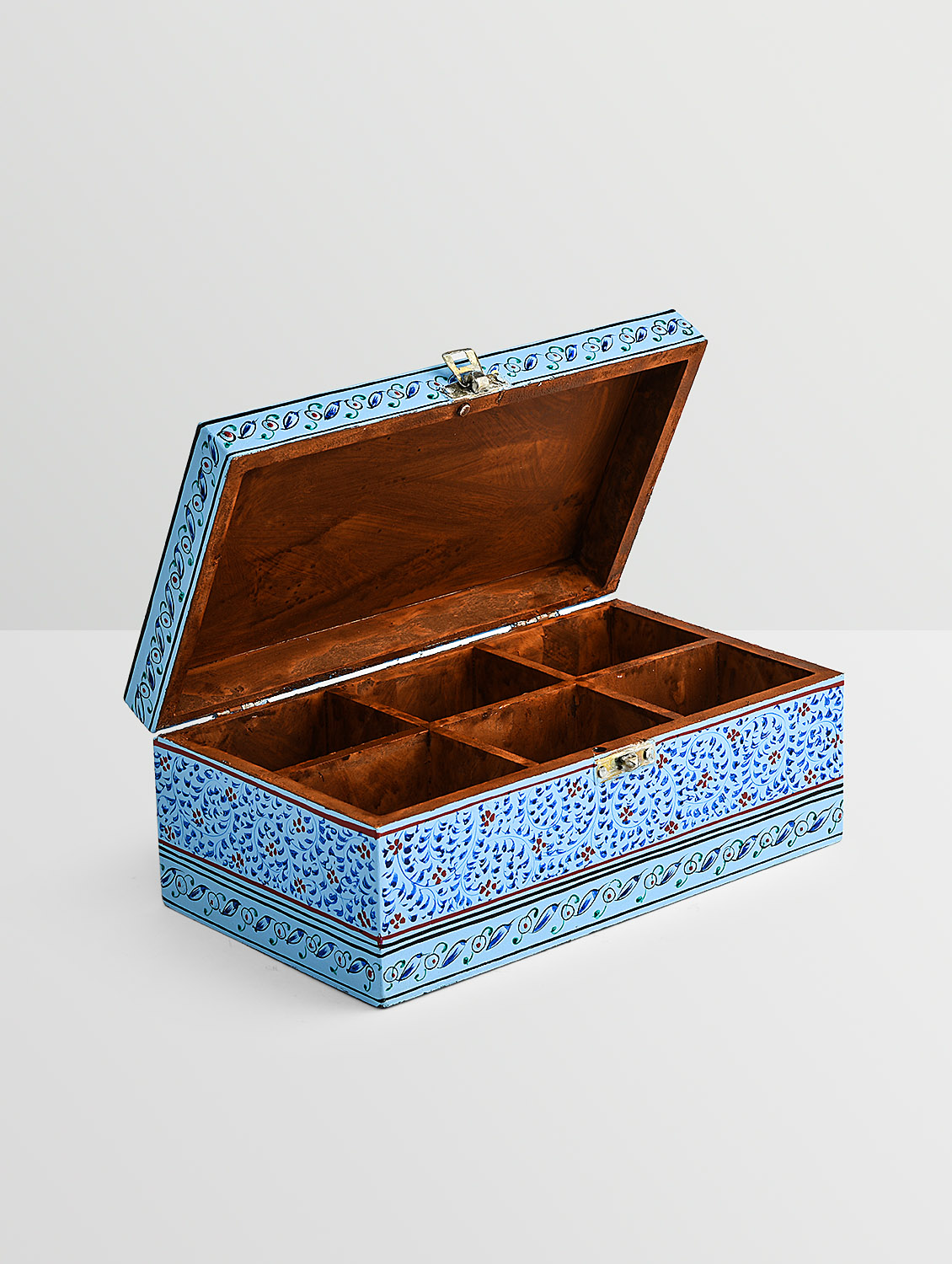 Hand Painted Tea Box : Mughal All Sky
