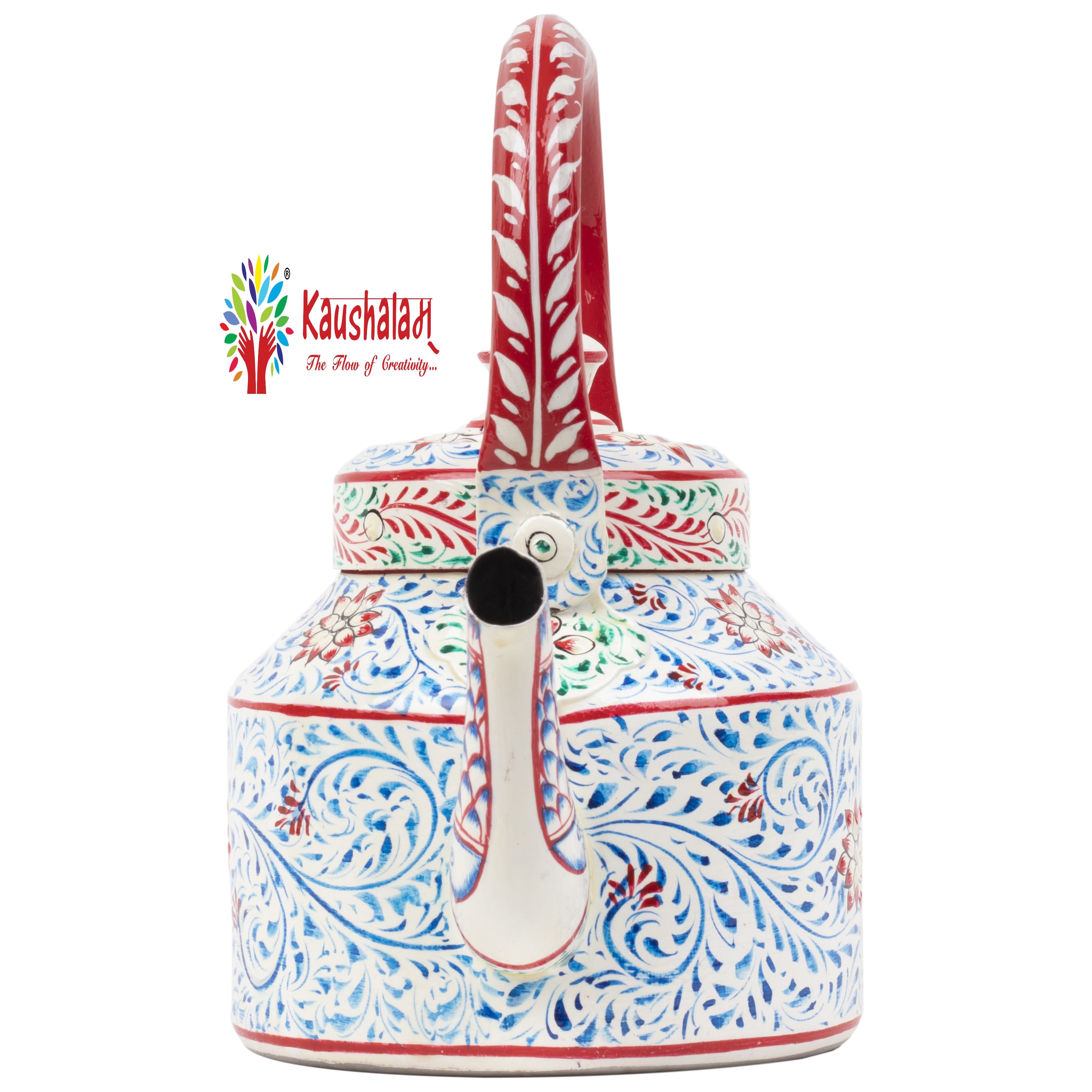 "ZURI" - Hand painted Tea set with tea trolley "ZURI" - Hand painted Tea set with tea trolley