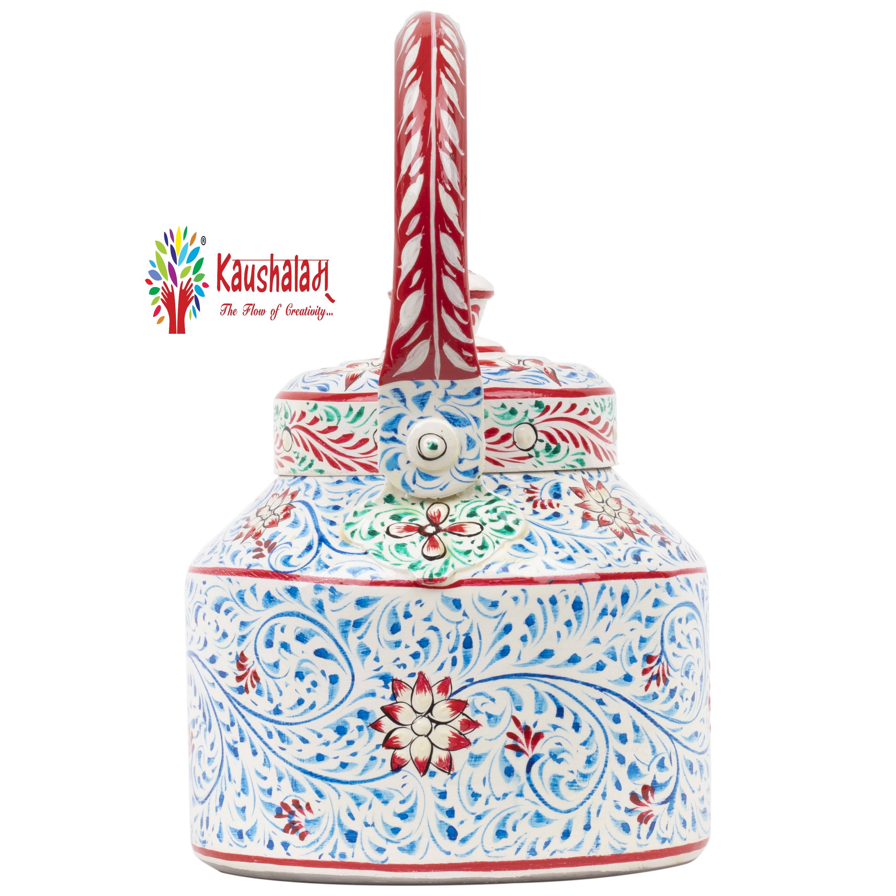 "ZURI" - Hand painted Tea set with tea trolley "ZURI" - Hand painted Tea set with tea trolley