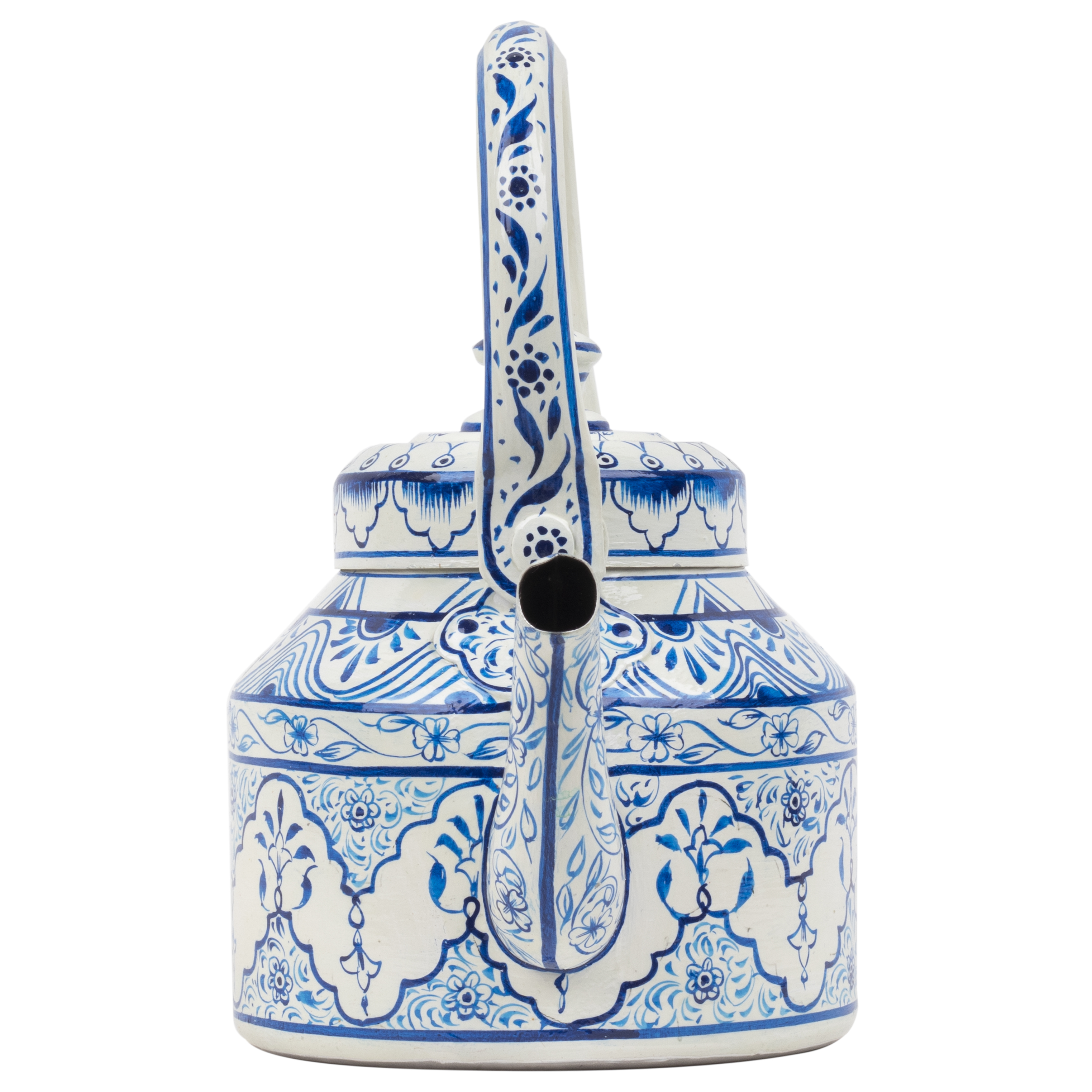 Hand painted Tea set with tea trolley -"Jaipur" Hand painted Tea set with tea trolley -"Jaipur"