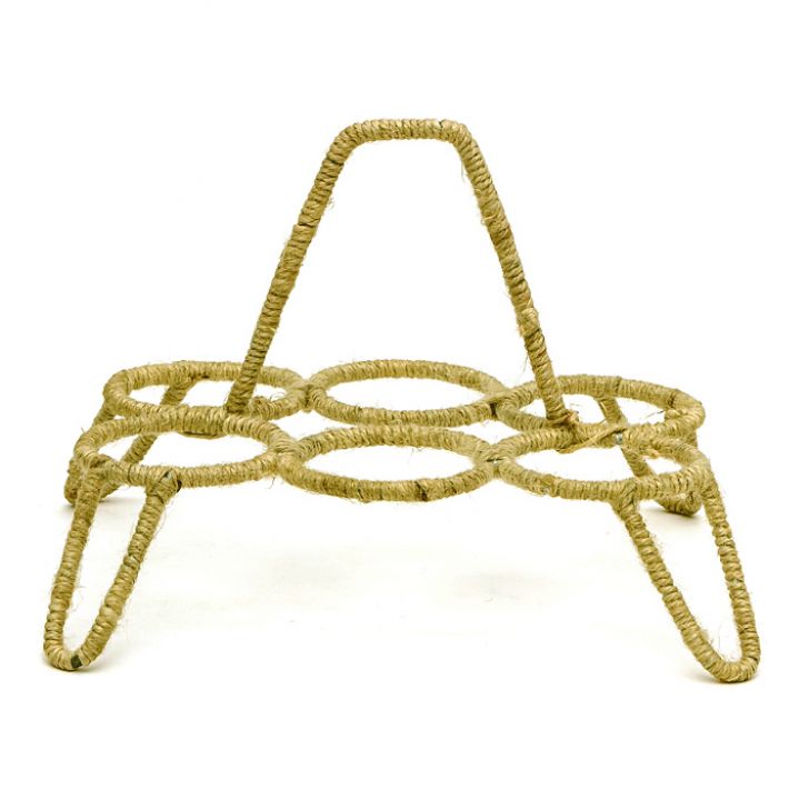 Hand Painted Tea Kettle with six glasses and stand : Eye Charmer