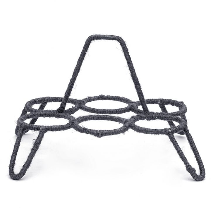 Hand Painted Tea set with Six Tea Glasses & Holder : Antiqua Fiery Red