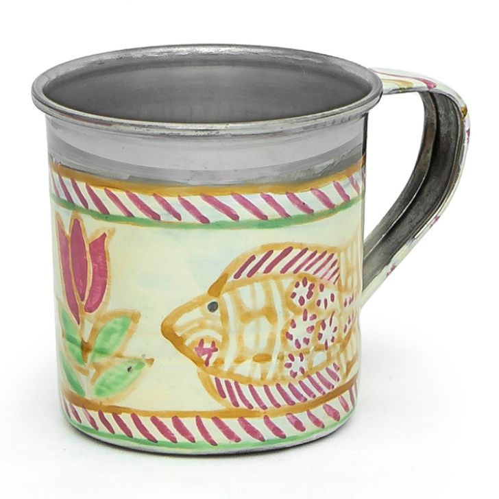 Hand Painted Tea Set: Pink Pond