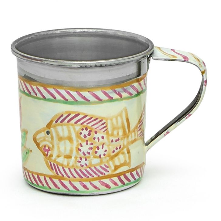 Hand Painted Tea Set: Pink Pond