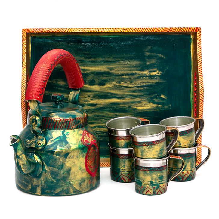 Hand Painted Tea Set : Boho Tea Set