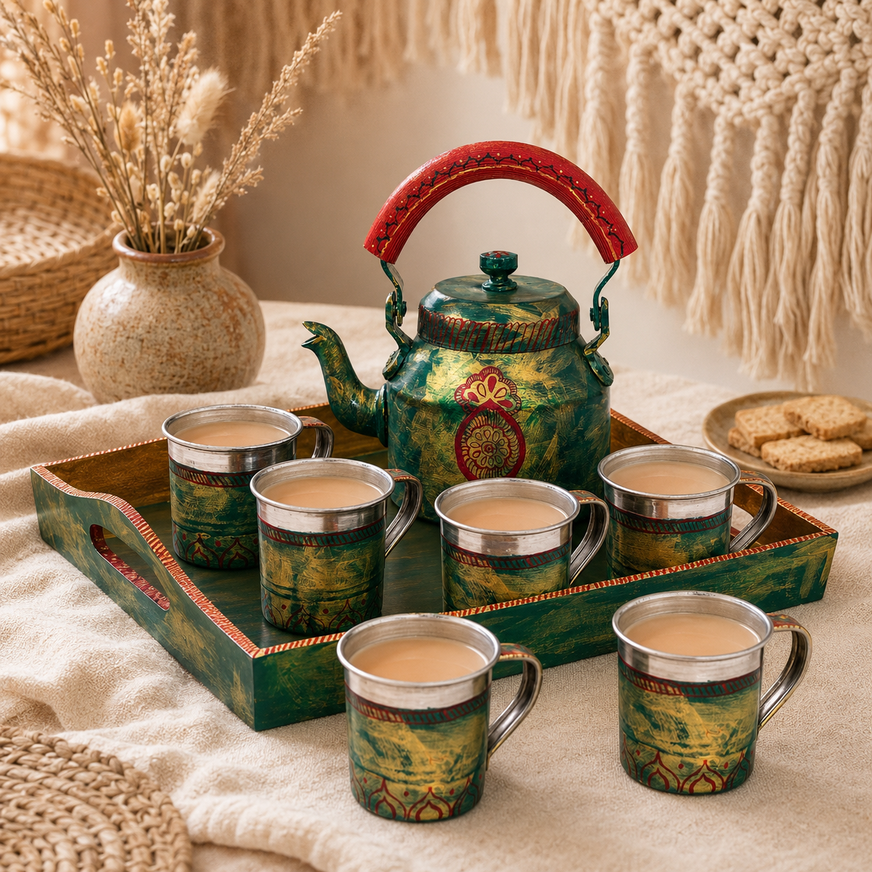 Hand Painted Tea Set : Boho Tea Set