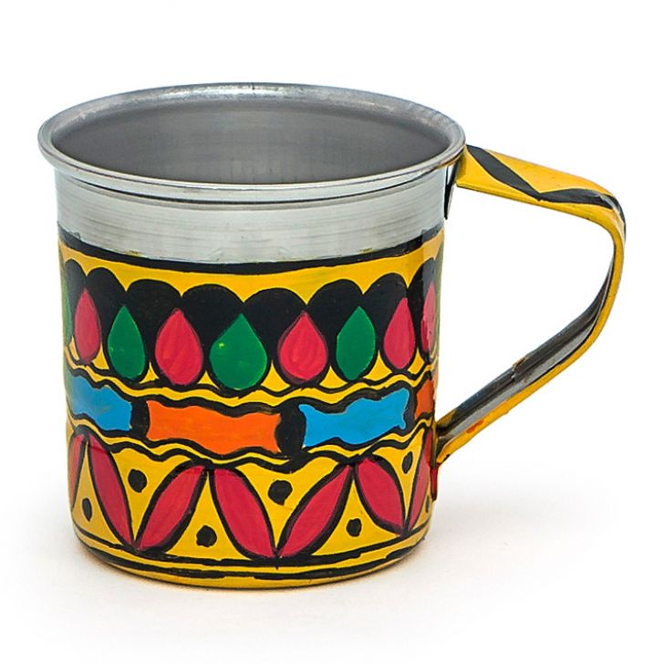 Hand Painted Tea Set : Yellow Lotus Hand Painted Tea Set : Yellow Lotus