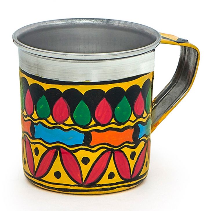 Hand Painted Tea Set : Yellow Lotus Hand Painted Tea Set : Yellow Lotus