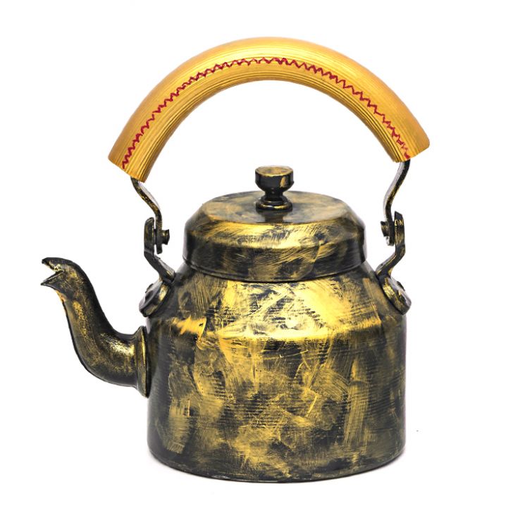 Hand Painted Tea Set : Antiqua Black