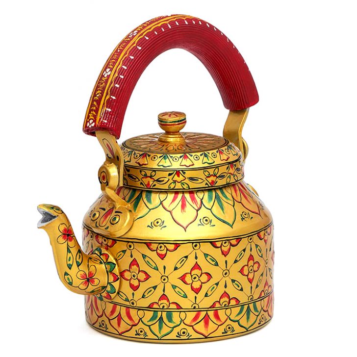 Hand Painted Tea Set : Golden Glow