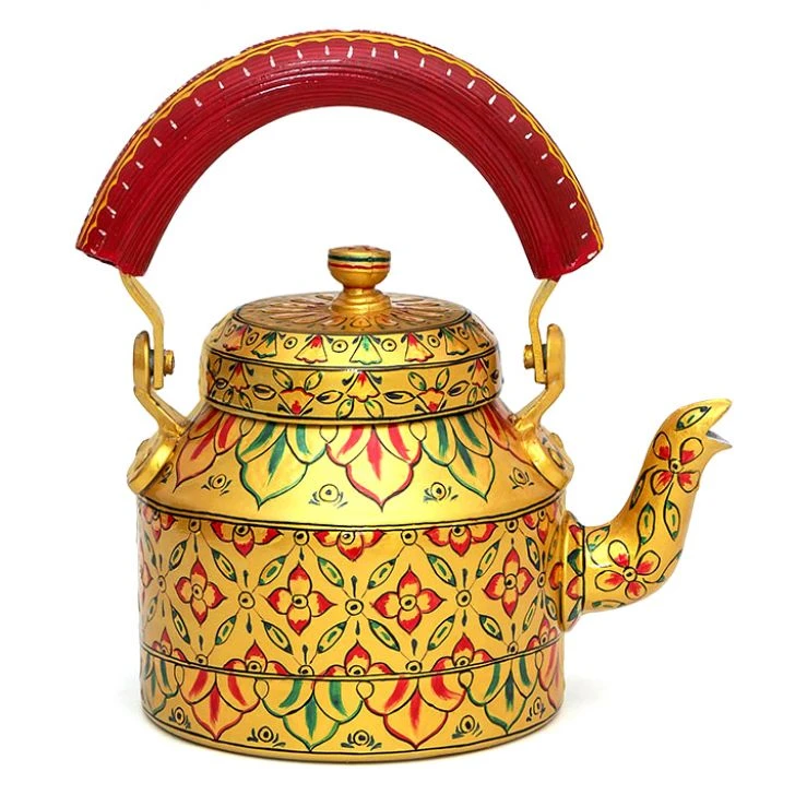 Hand Painted Tea Set : Golden Glow