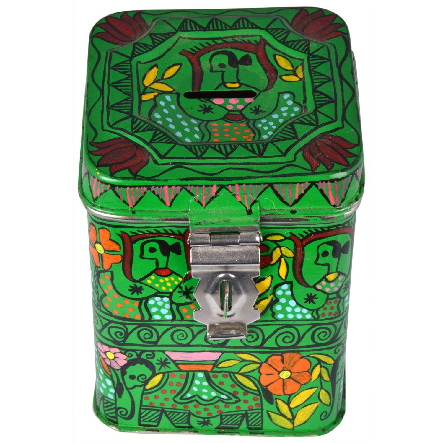 Hand painted money bank, piggy bank-4