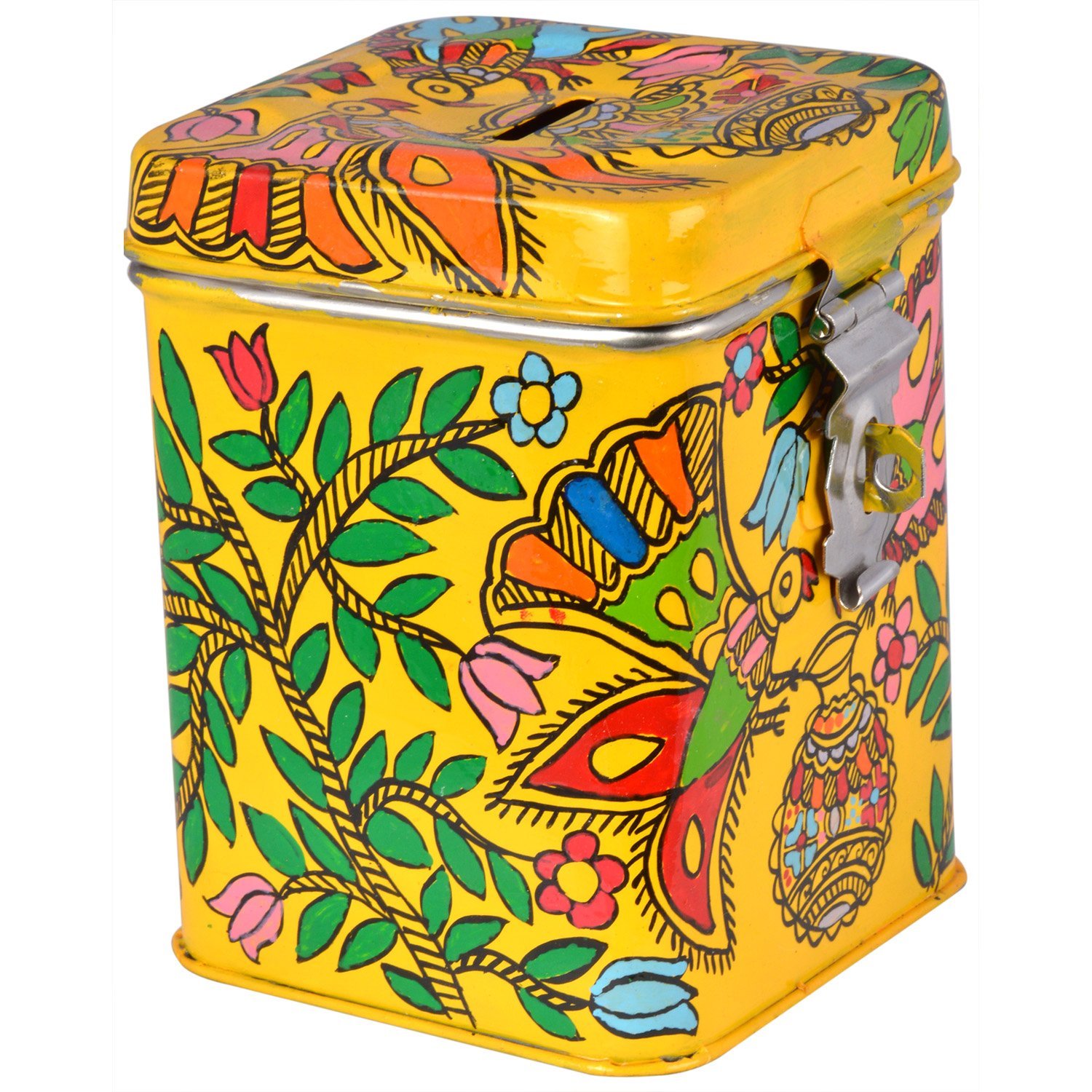 Hand painted money bank, piggy bank-5