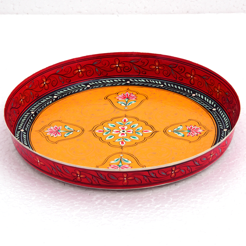 Round Tray plate- Puja Thali-1