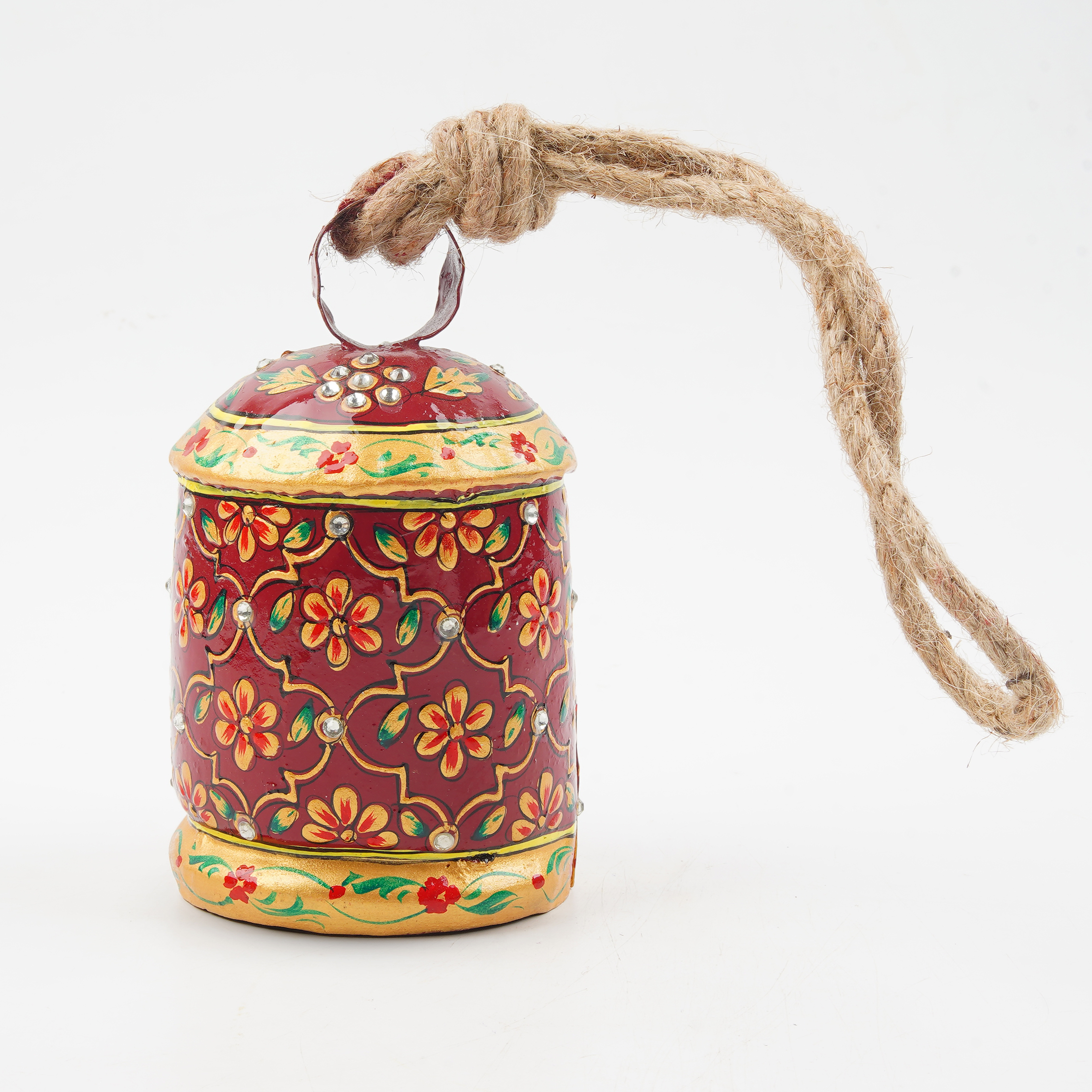 Hand Painted Cow Bells Set of 5: Kefi Hand Painted Cow Bells Set of 5: Kefi