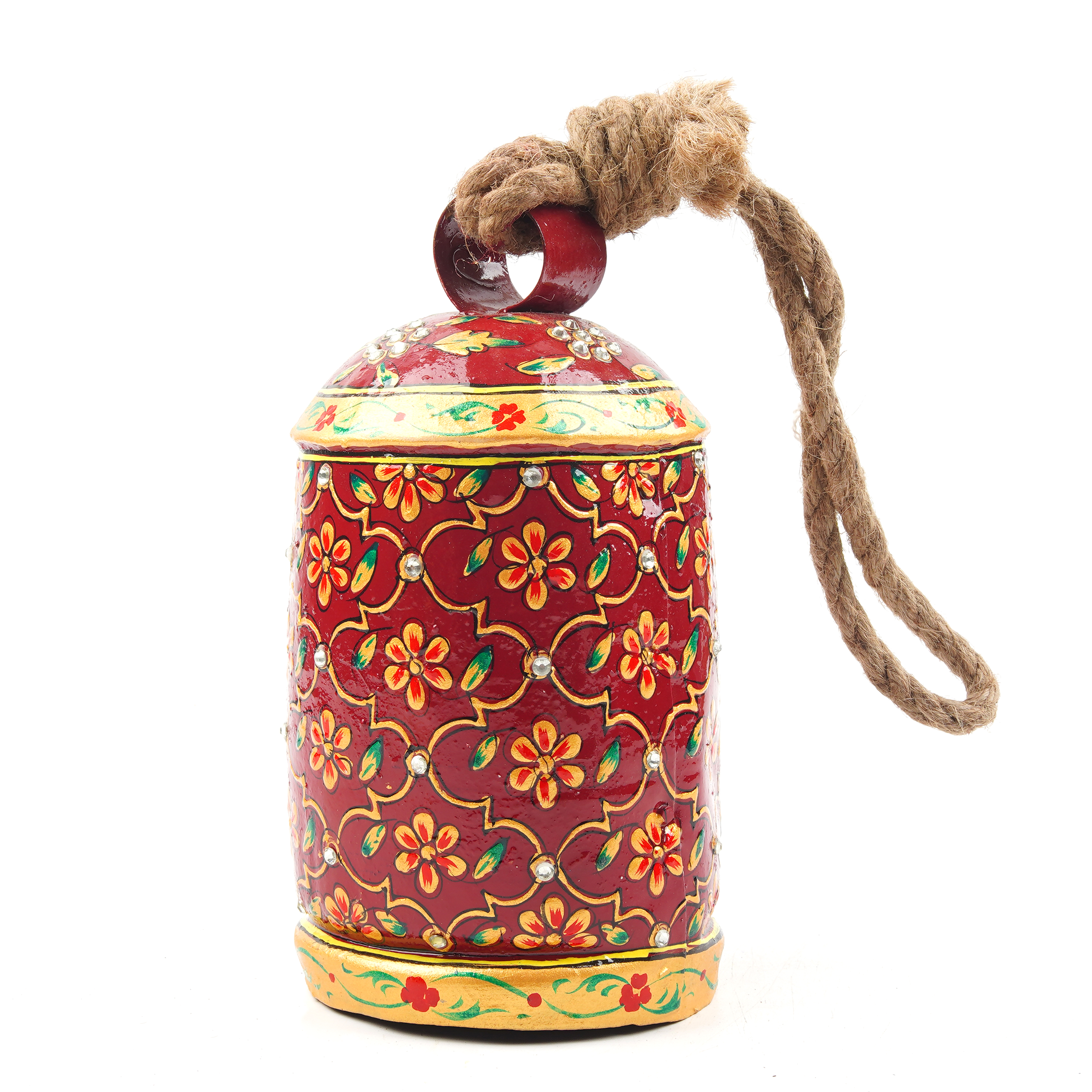 Hand Painted Cow Bells Set of 5: Kefi