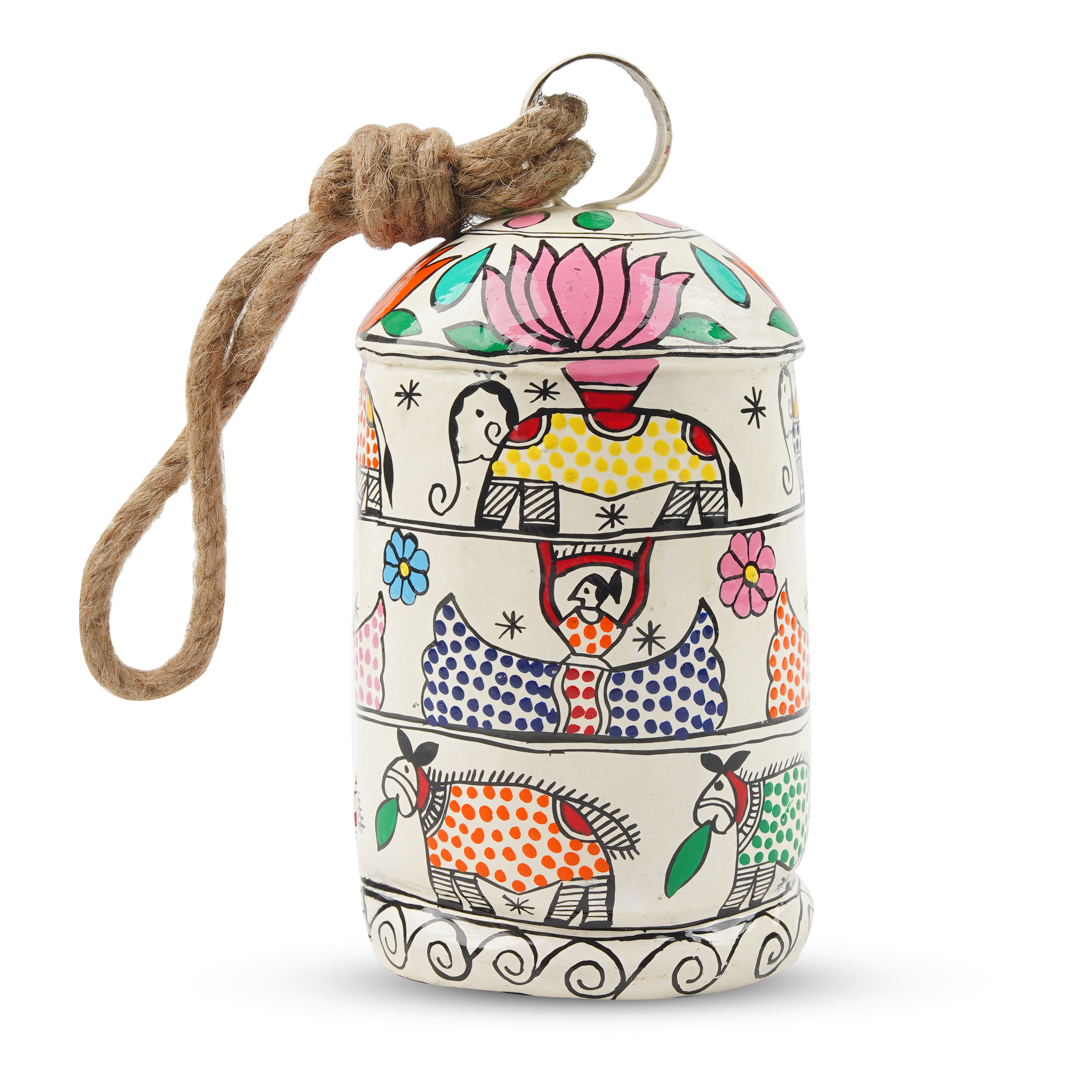 Hand Painted Cow Bells Hand Painted Cow Bells Set of 5: SuramayaSet of 5: Suramaya