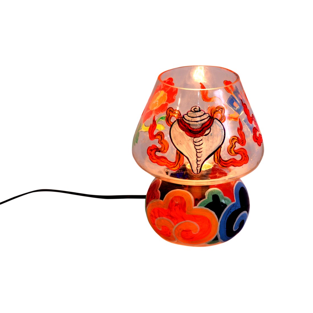 Hand Painted Lamp : Bodhi