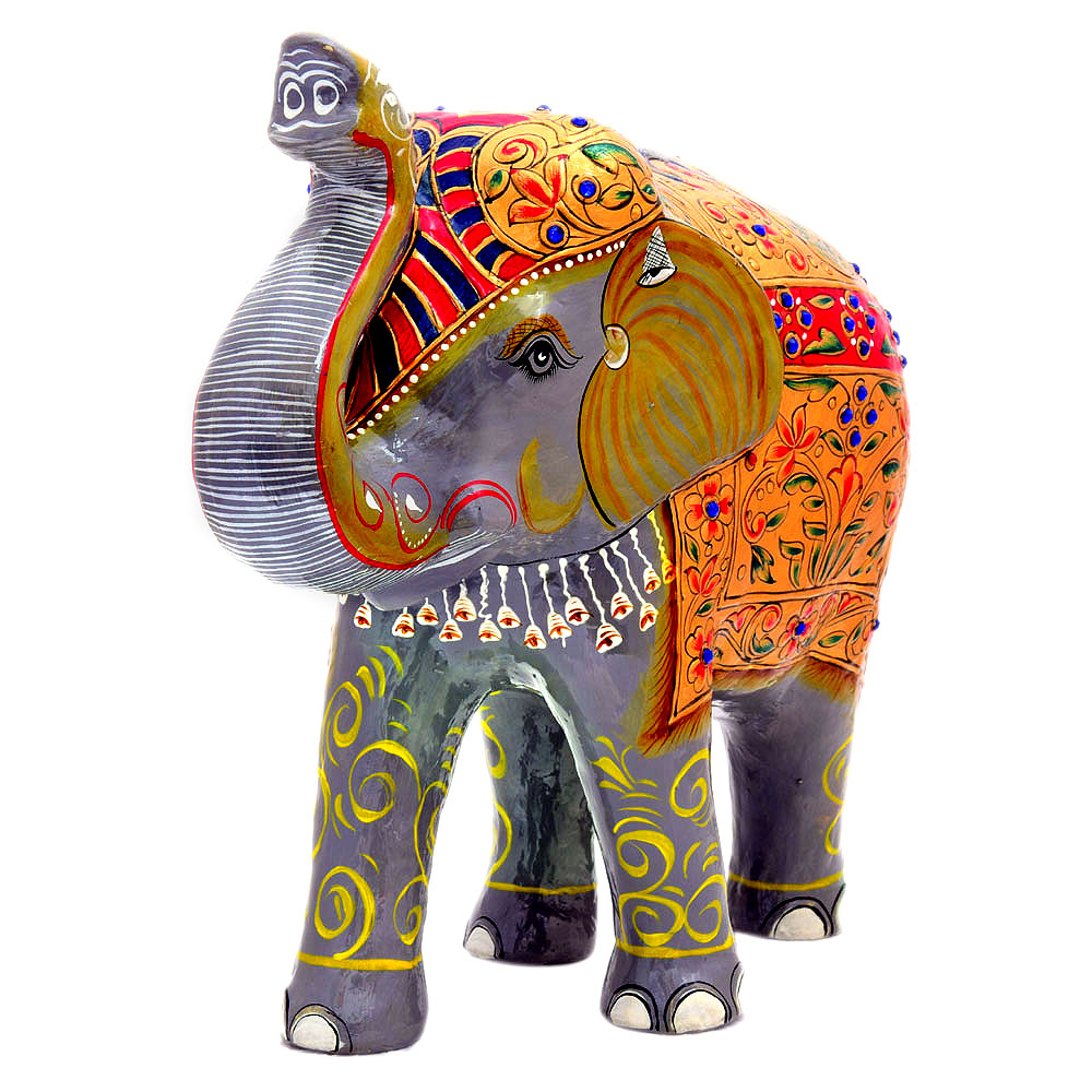 Hand Painted Elephant set: Indian Elephant