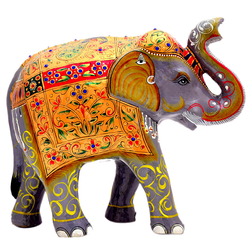 Hand Painted Elephant set: Indian Elephant