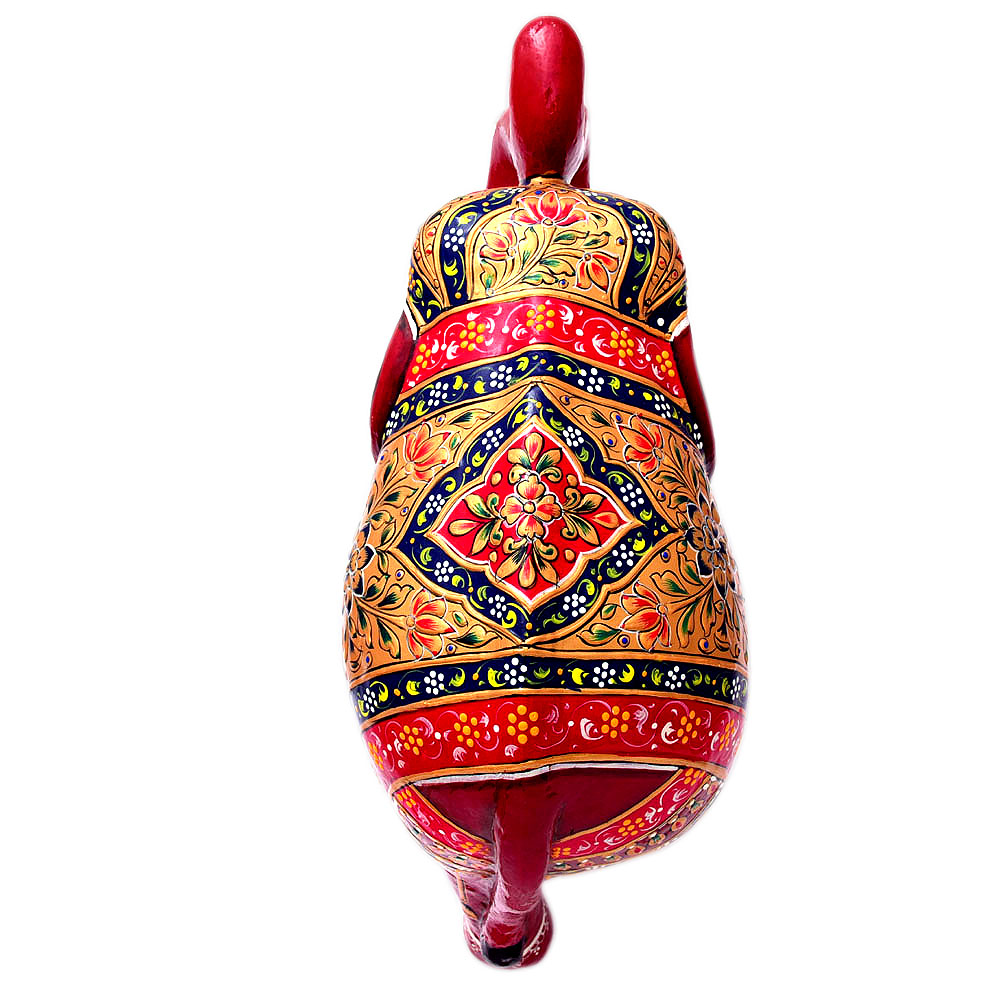 Hand Painted Elephant set of 2: Indian Elephant Set