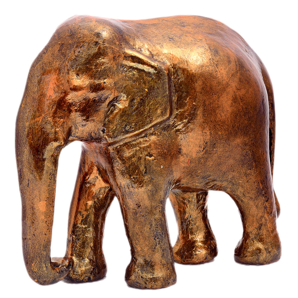 Hand Painted Elephant   Couple