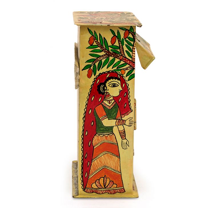 Hand Painted Letter Box : Dakiya The Post man