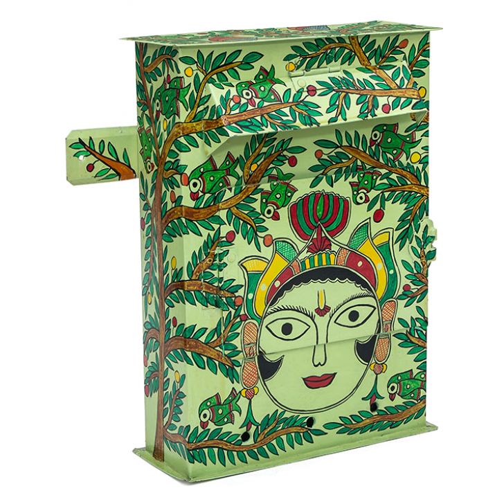 Hand Painted Postbox: The Sun Hand Painted Postbox: The Sun