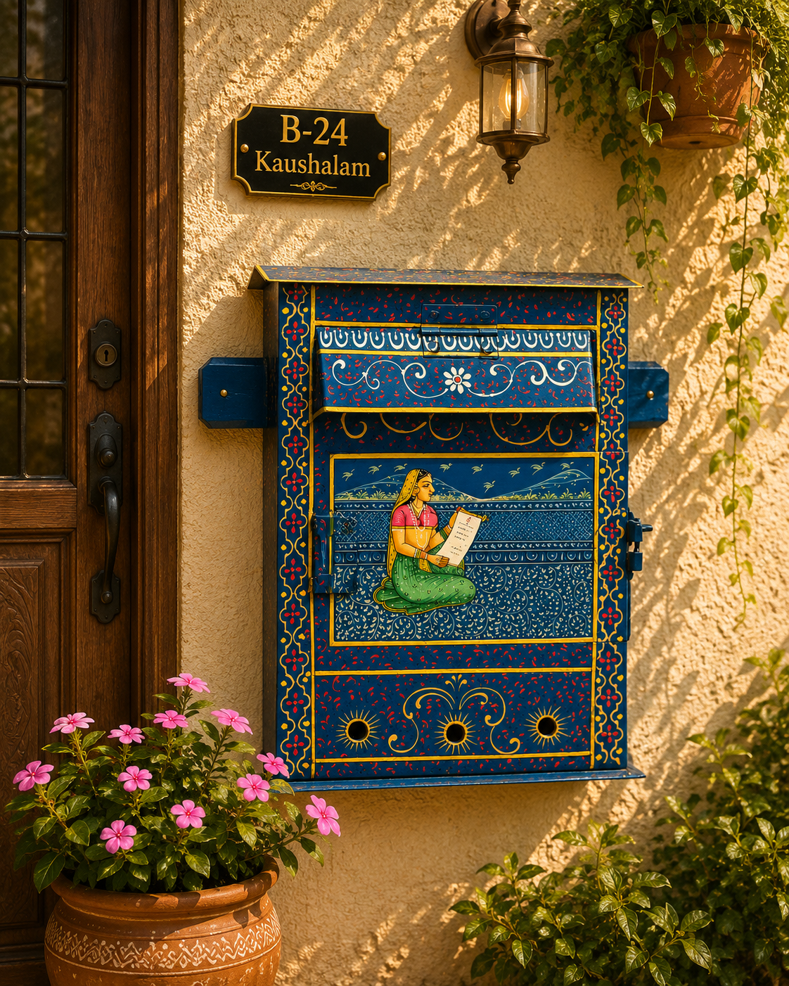 Love Letter : Hand Painted Postbox