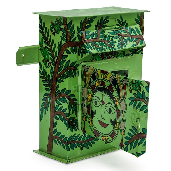 The Sun : Hand Painted  Postbox