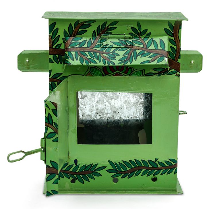 The Sun : Hand Painted  Postbox