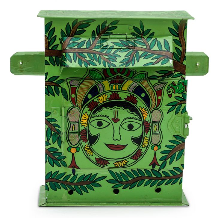 The Sun : Hand Painted  Postbox