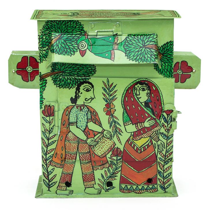 The Couple – Letters From Home Hand Painted Folk Art Letter Box