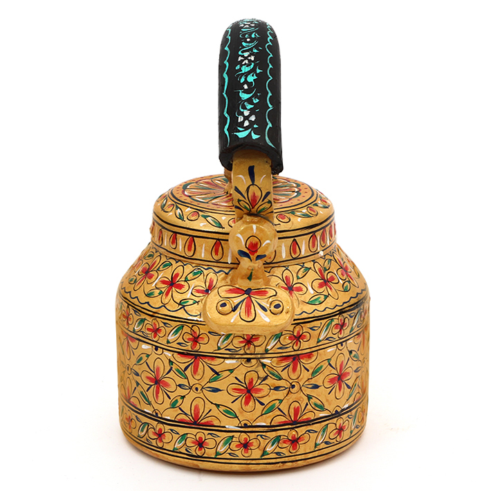 Charming Hand-Painted Teapot for Tea Lovers: GOLDEN GLOW Charming Hand-Painted Teapot for Tea Lovers: GOLDEN GLOW