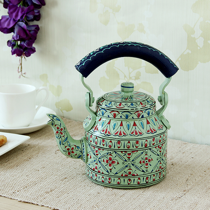 Charming Hand-Painted Teapot for Tea LoversE: SAANJH