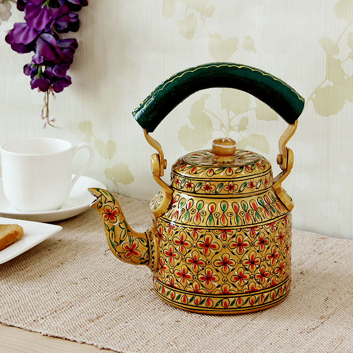 Charming Hand-Painted Teapot for Tea LoversE: 'Bloom'