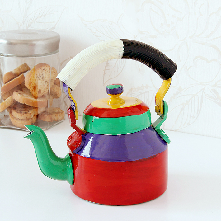 Charming Hand-Painted Teapot for Tea Lovers: 'Pure Soul' Charming Hand-Painted Teapot for Tea Lovers: 'Pure Soul'