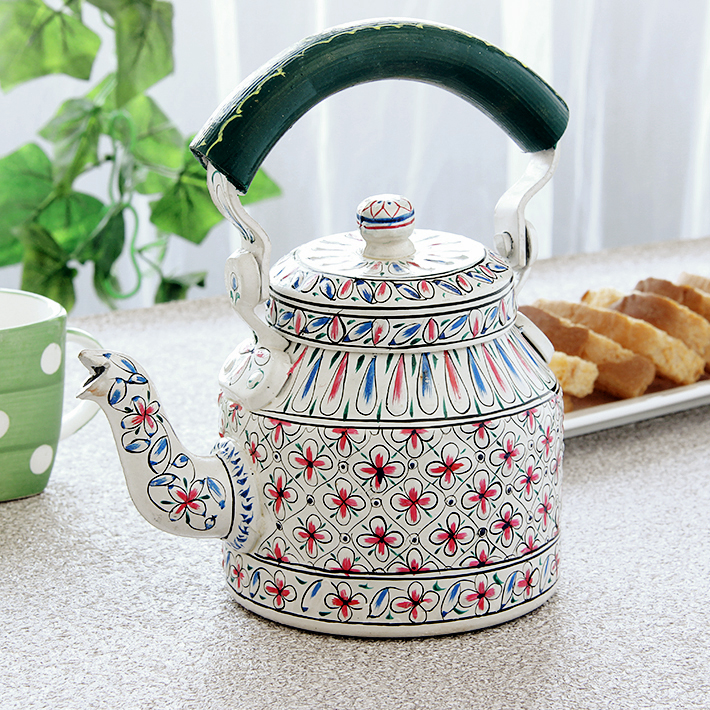 Charming Hand-Painted Teapot for Tea Lovers: CELEBRATION