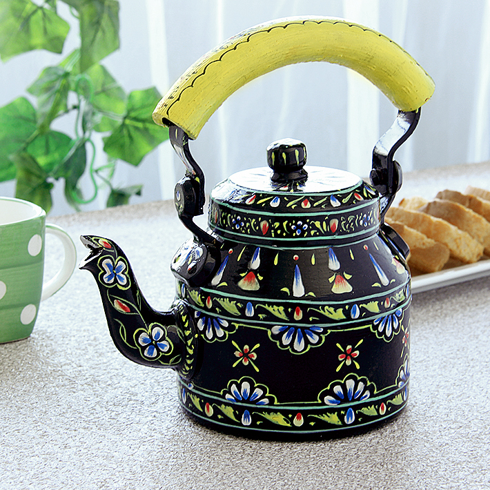 Charming Hand-Painted Teapot for Tea Lovers: 'Marigold'