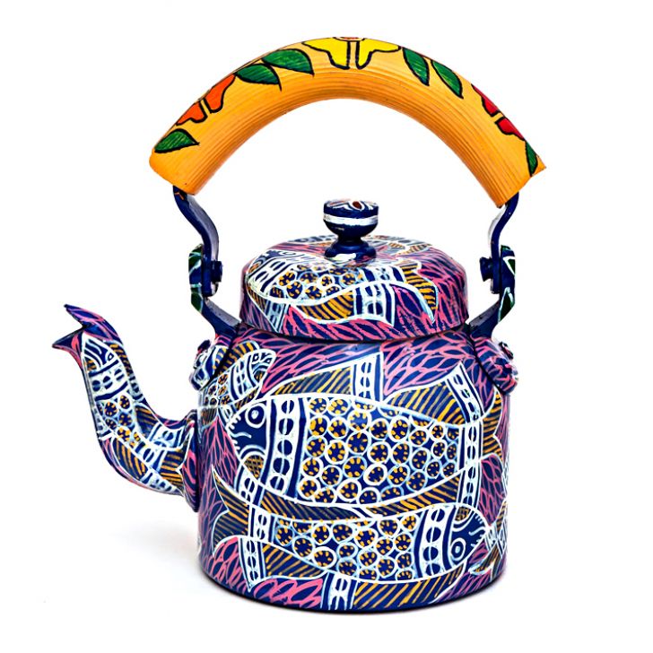 Charming Hand-Painted Teapot for Tea Lovers: 'Celestial' Charming Hand-Painted Teapot for Tea Lovers: 'Celestial'