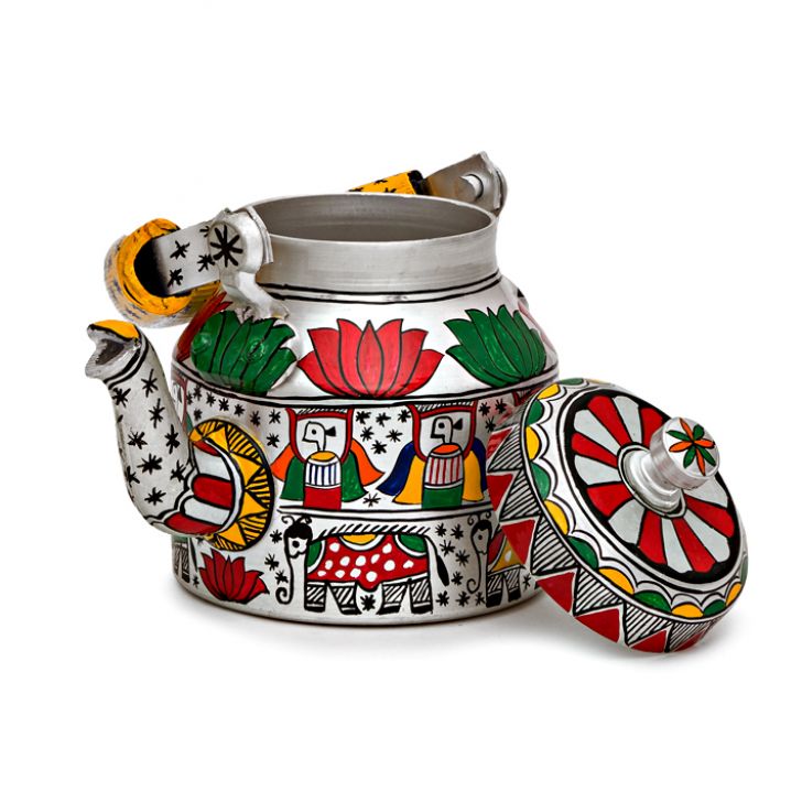Charming Hand-Painted Teapot for Tea Lovers: Kamla