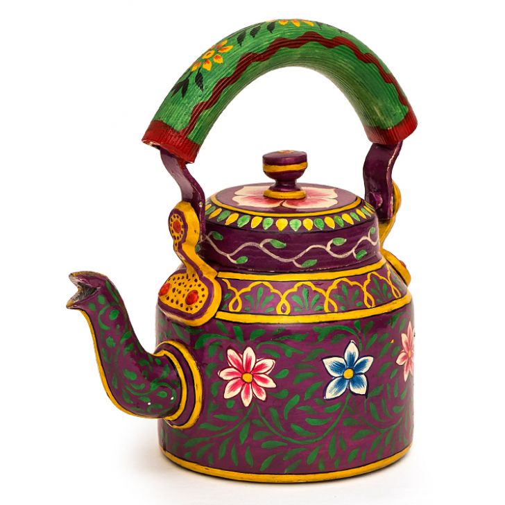 RAJANI – Hand-Painted Tea Kettle | Aluminium 750 ml