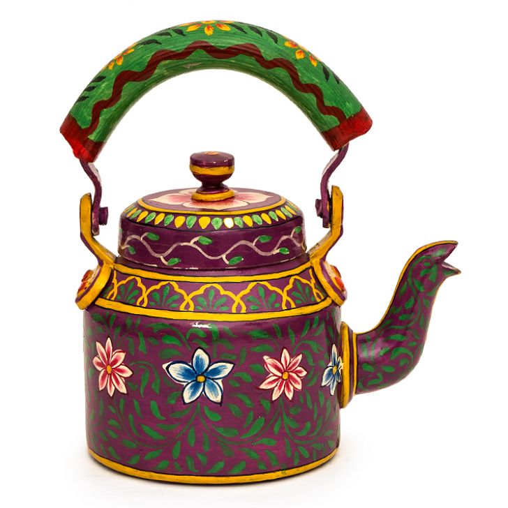 Charming Hand-Painted Teapot for Tea Lovers: Umang