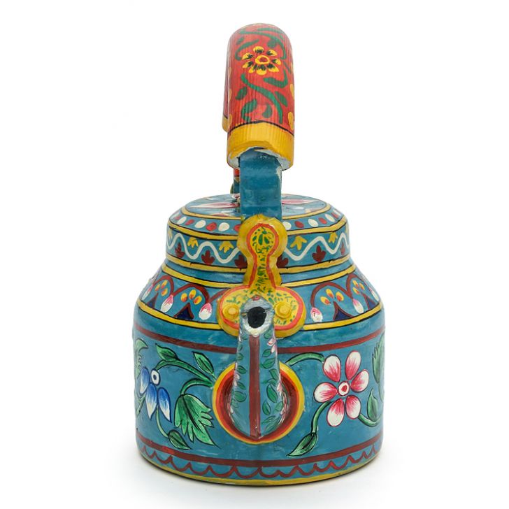 Charming Hand-Painted Teapot for Tea Lovers: Om