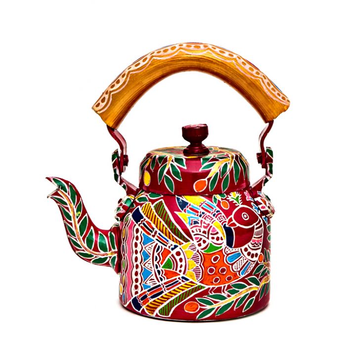 Charming Hand-Painted Teapot for Tea Lovers: Raani Charming Hand-Painted Teapot for Tea Lovers: Raani