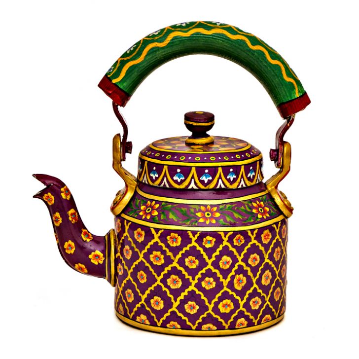 Vidya | Hand-Painted Tea Kettle | Aluminium 750 ml