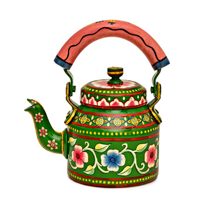 VASANTIKA – Hand-Painted Tea Kettle | Aluminium 750 ml