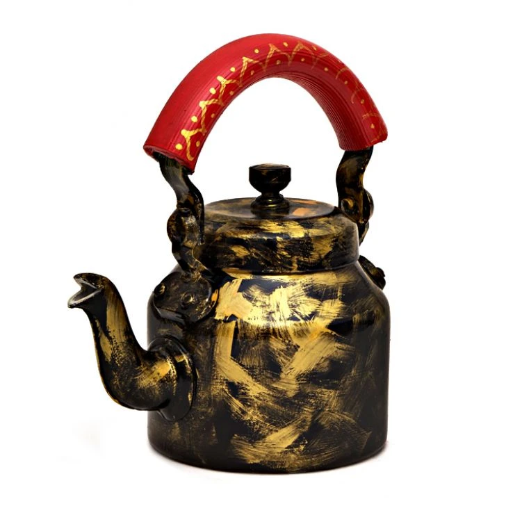 Hand-Painted Teapot for Tea Lovers: Black Antiqua | 750 Ml.