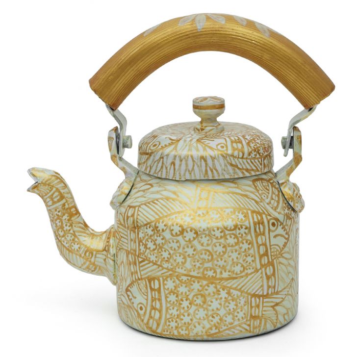 Charming Hand-Painted Teapot for Tea Lovers: GOLDEN POND