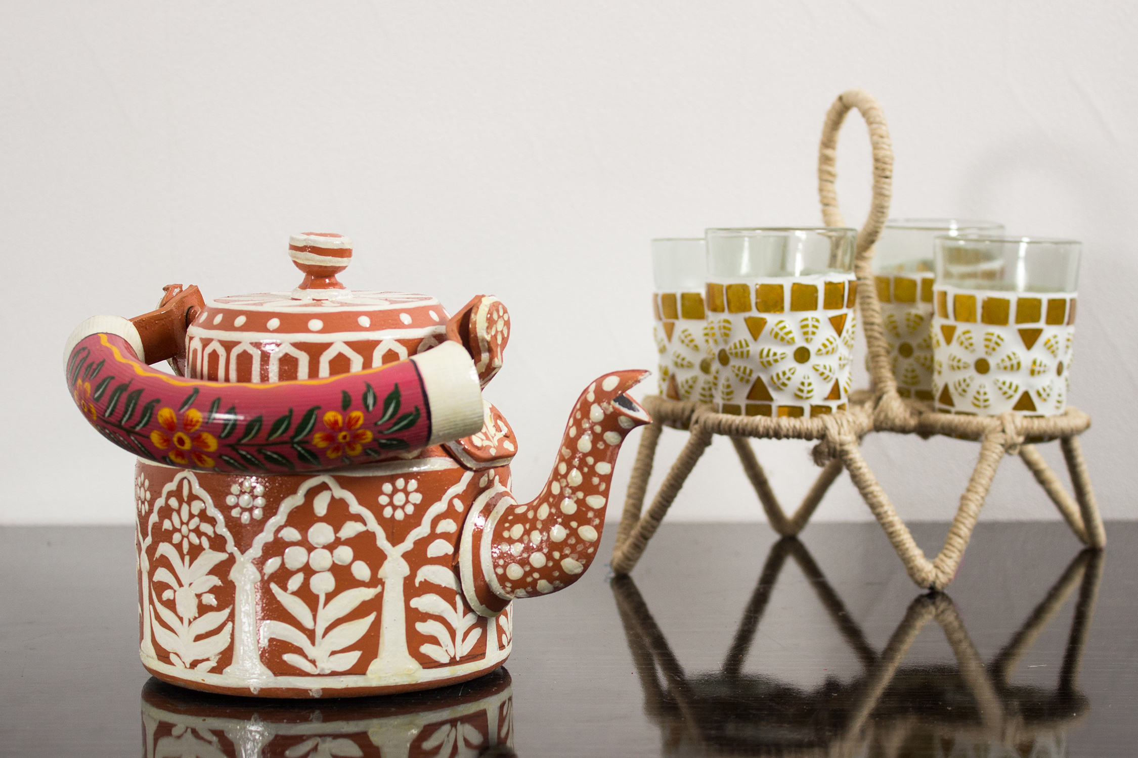 Charming Hand-Painted Teapot for Tea Lovers : JAIPUR II